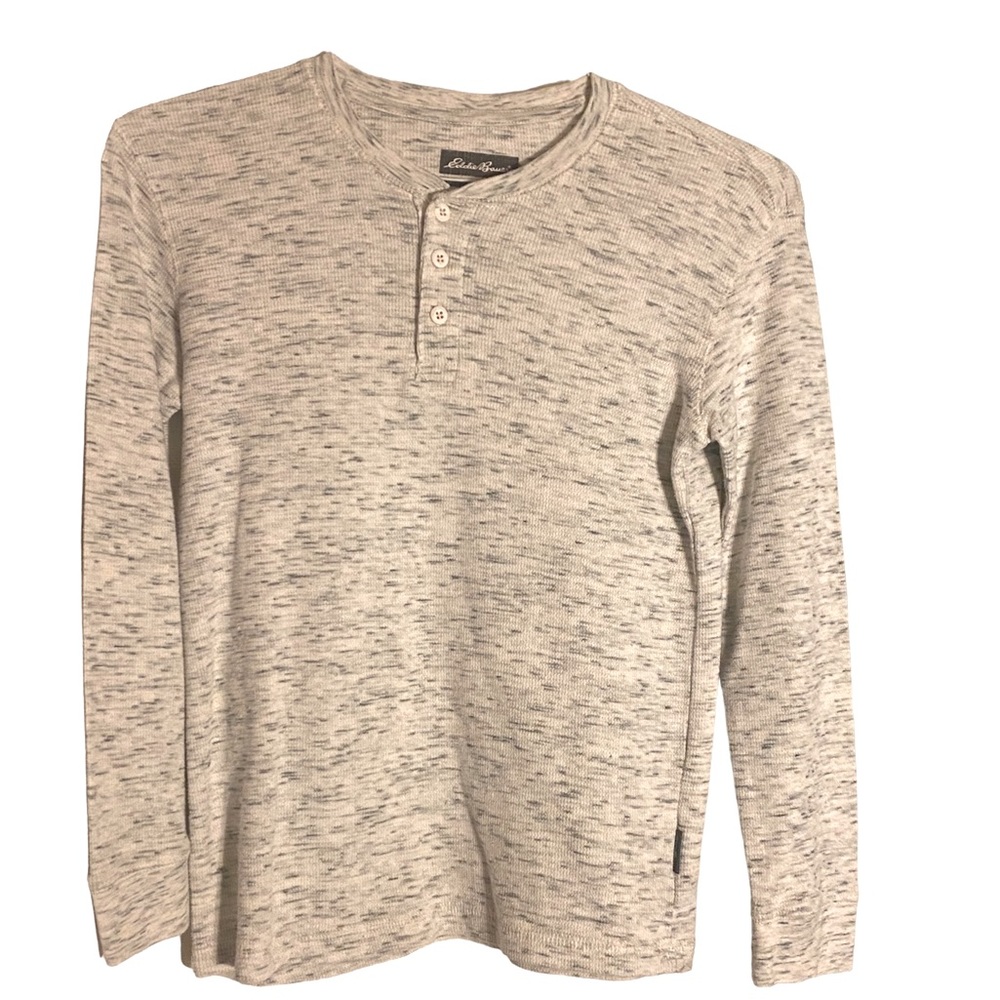 2 of $15 Eddie Bauer youth L 14-16 cotton Henley, long sleeves shirt